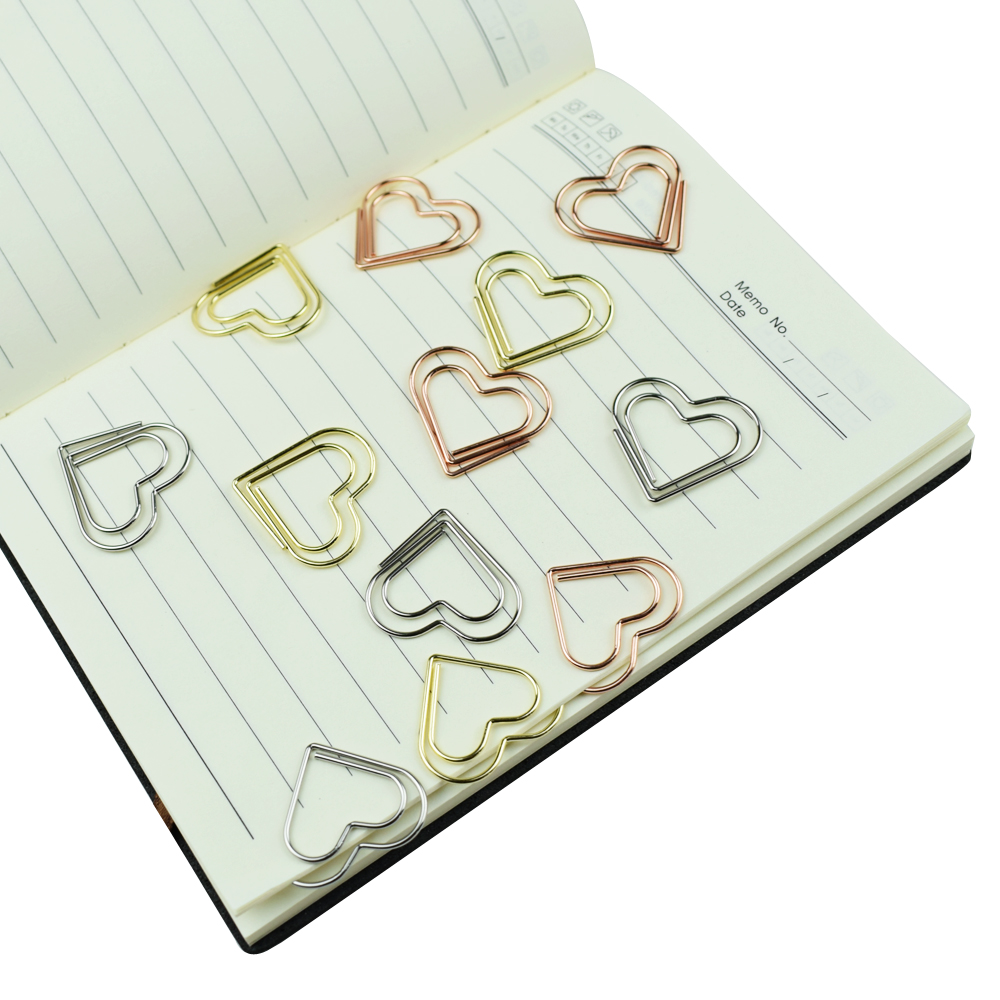 Binder Clip Assorted - Conjunto de 12 Clipes de Papel