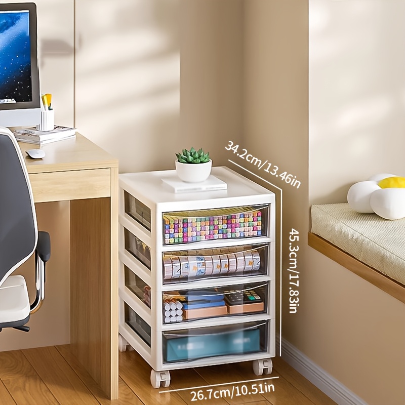 Stationery And Office Supply Stores - Carrinho de Armazenamento Multi-Camadas com Gavetas,