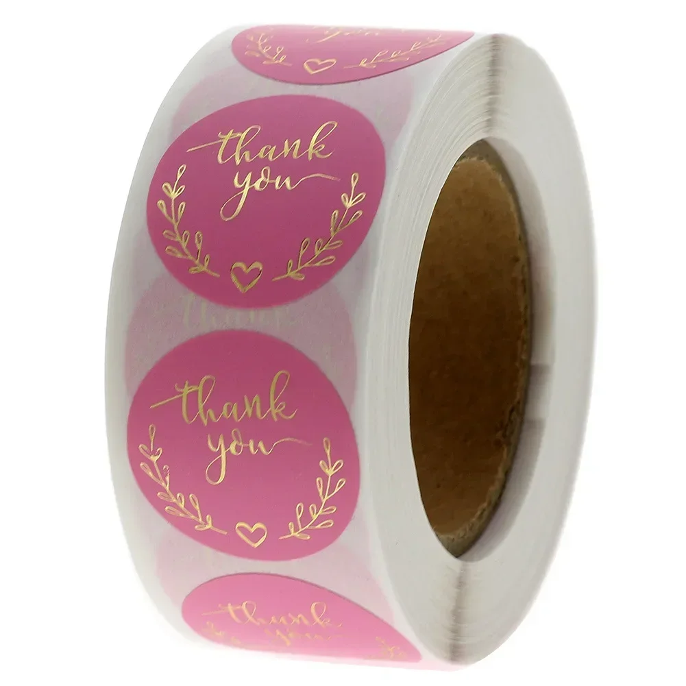 Stationery Supplies Business - 50-500 pces obrigado adesivo de papel