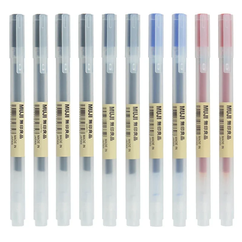Office Stationery Supply Business - 10-30 Pçs/set 0.38/0.5mm Caneta Gel Preto/Azul