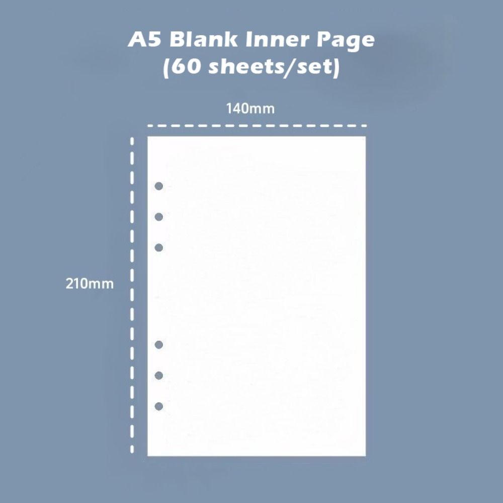 Notebook Dotted A5 - Caderno Coreano A5 de Folhas Soltas