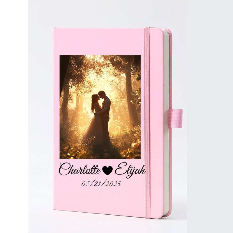 Journal Leather Hardcover - Caderno Personalizado A5 com Capa Dura