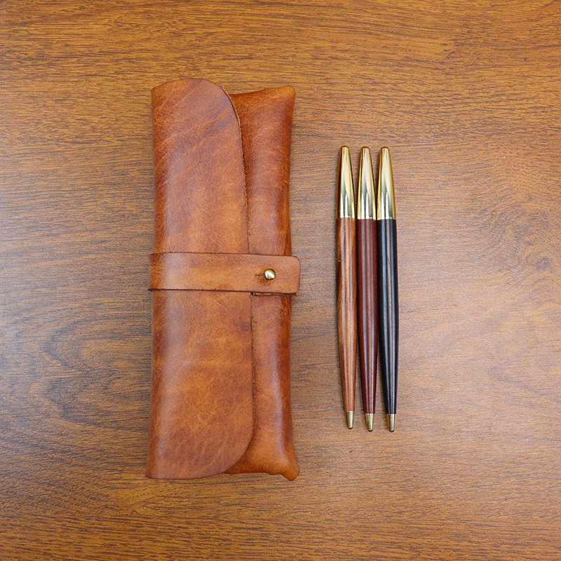 Tan Stationery & Office Supply - Estilo coreano vintage couro curtido vegetal