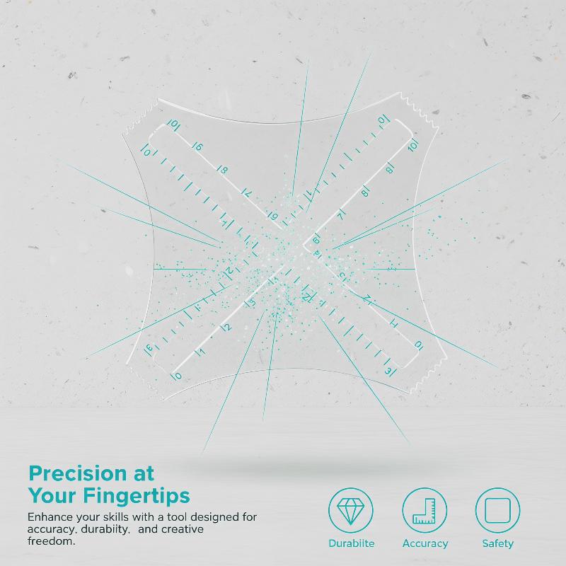 Régua de Densidade Transparent - Ruler Set Transparent avaliação e preço