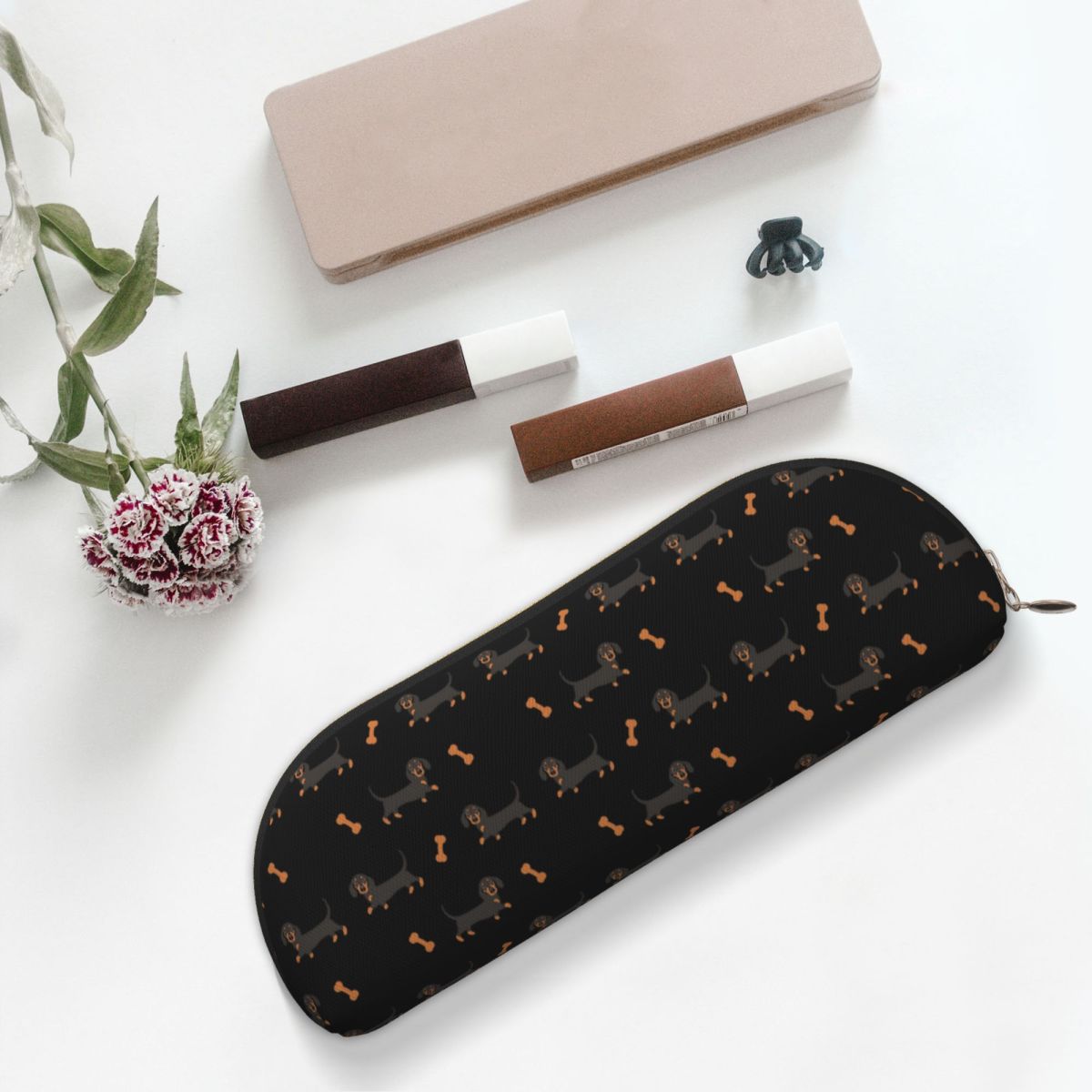 Preto e tan dachshund salsicha - Tan Stationery & Office Supply avaliação e preço