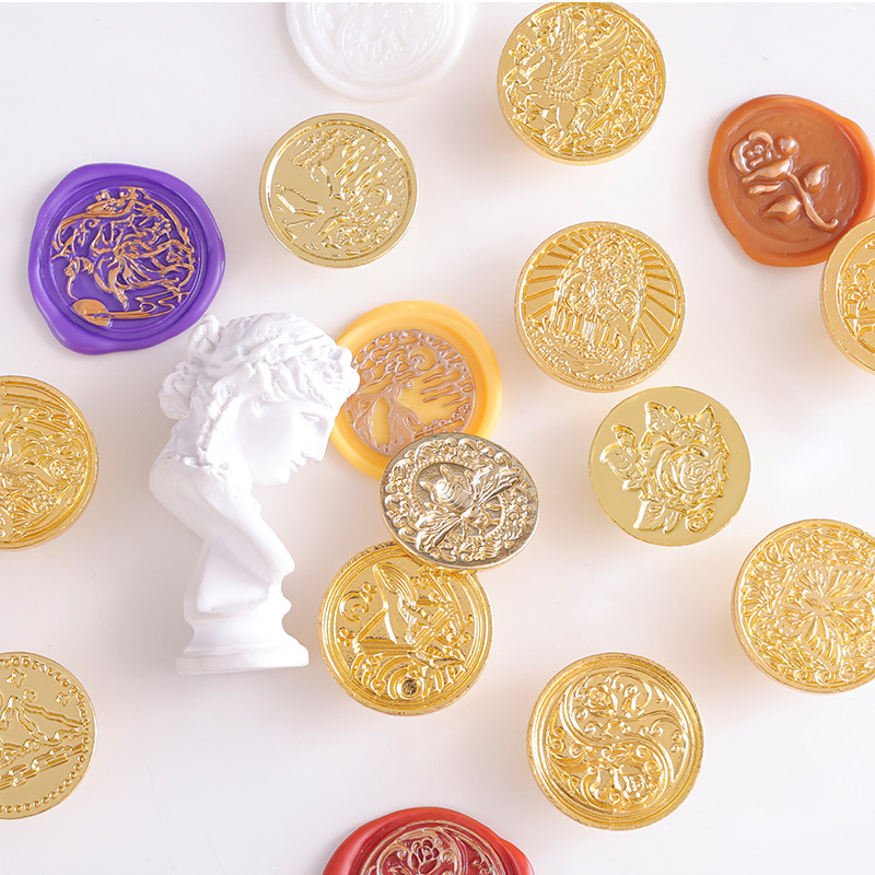 3d metal selo de cera retro ne - Wax Seal Stamp Kit avaliação e preço