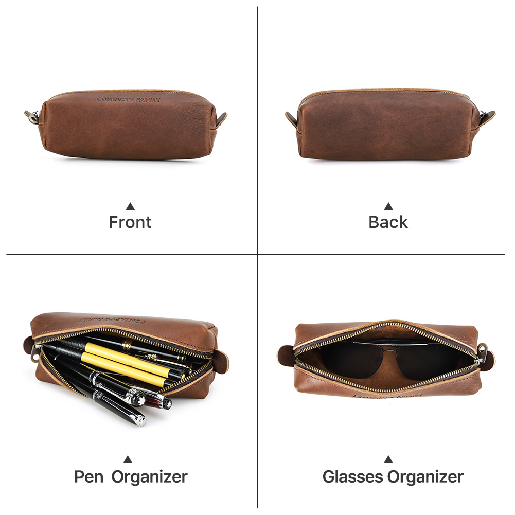 Estojo de lápis de couro retrô - Office Stationery Supply Business avaliação e preço