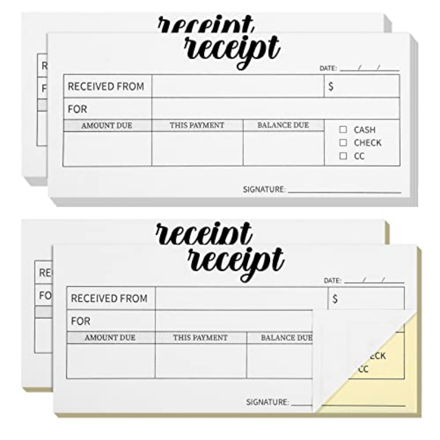 4 Blocos de Recibos Autocopiat - Carbon Copy Book avaliação e preço