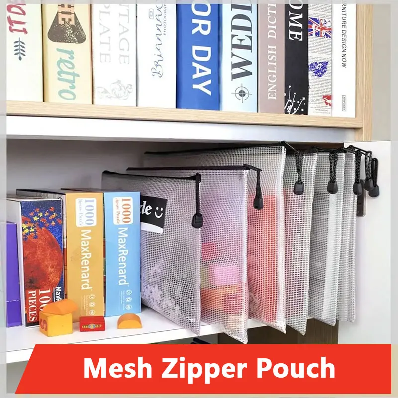 Bolsa de malha com zíper a3/a4 - Portfolio Folder Zip avaliação e preço
