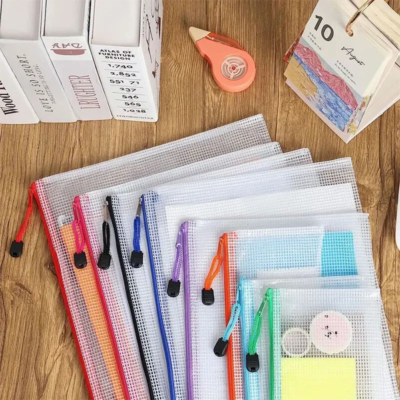 Bolsa de malha com zíper a3/a4 - Portfolio Folder Zip avaliação e preço