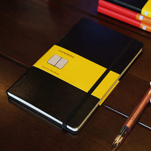 Clássico banda de couro capa d - Notebook Dotted A5 avaliação e preço