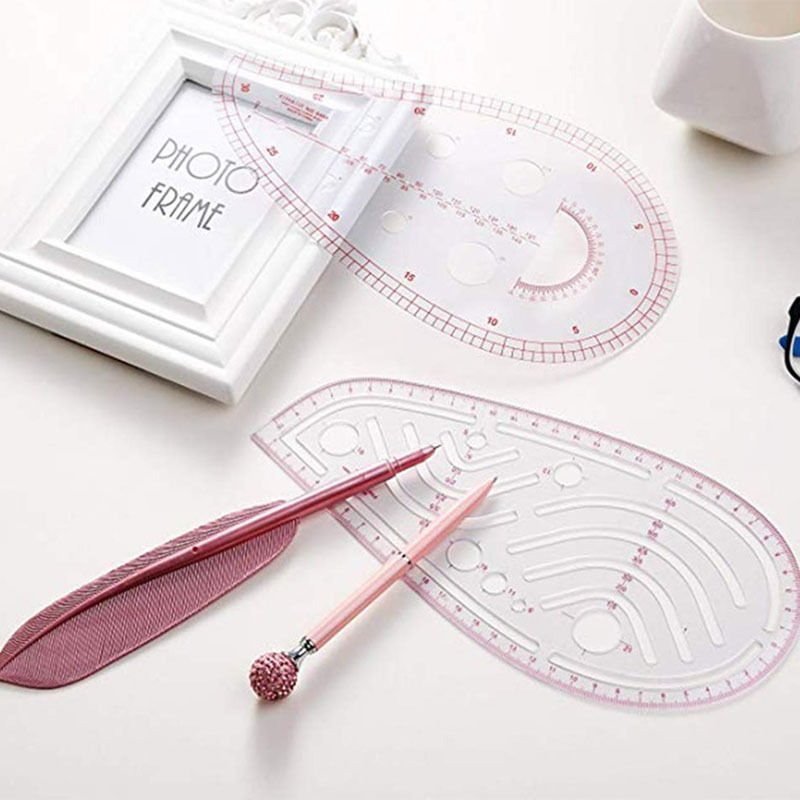 Francês curva de corte régua m - Ruler Set Transparent avaliação e preço