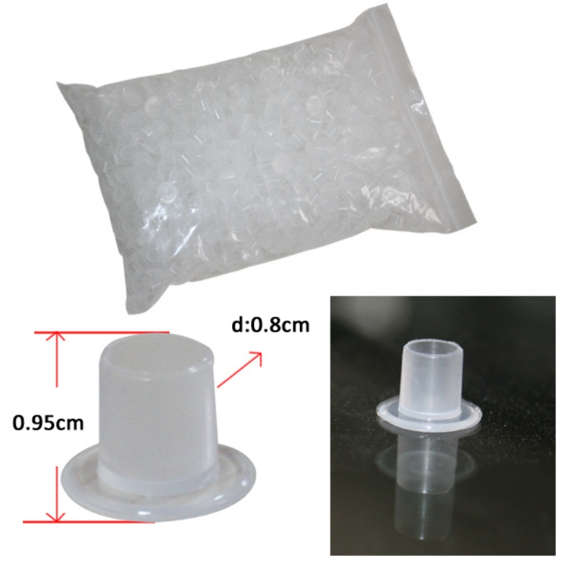 Novo 1000 pçs 8mm branco const - Calligraphy Ink Bottle avaliação e preço