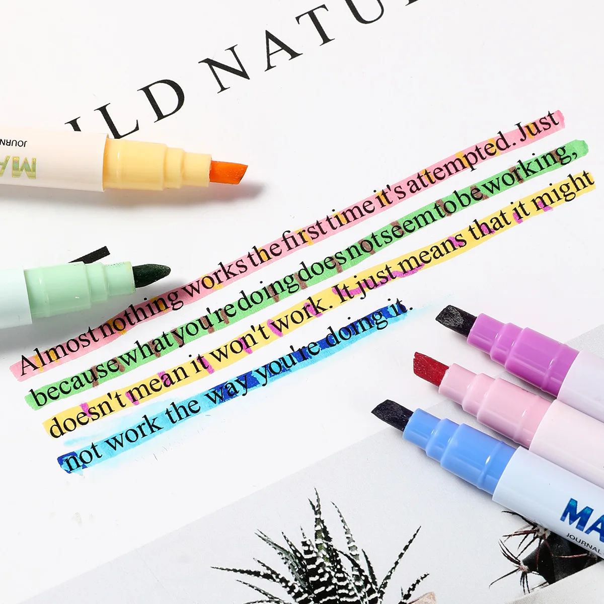 Conjunto de canetas iluminador - Highlighter Set Pastel avaliação e preço