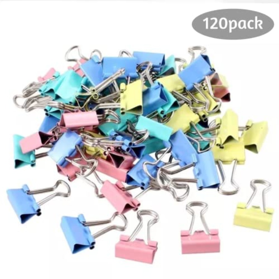 Pacote com 120 Clipes de Papel - Binder Clip Assorted avaliação e preço