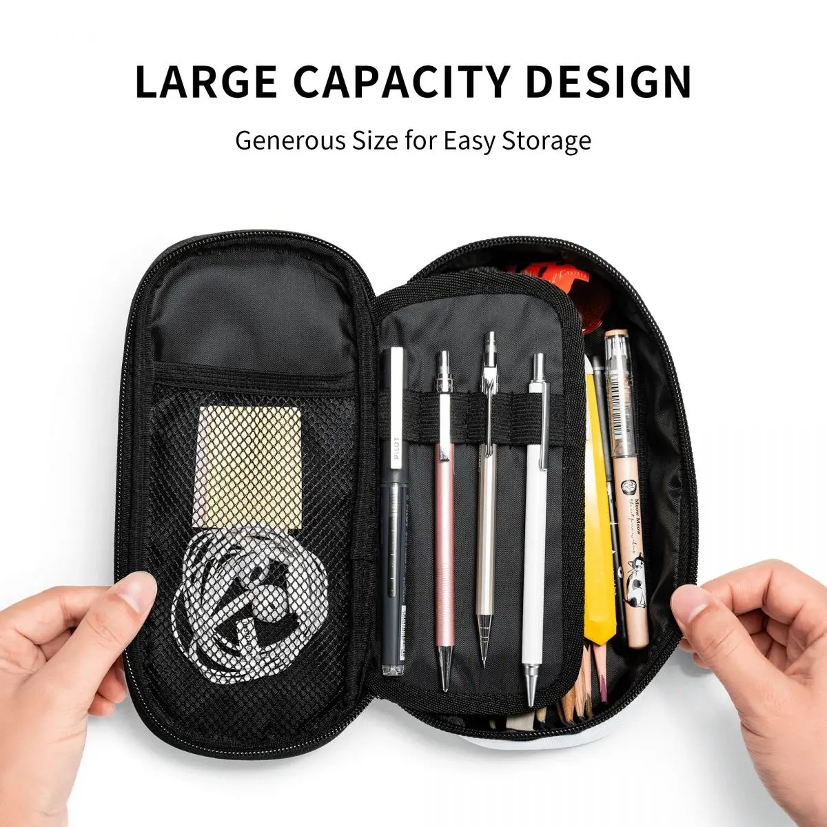 Estojo de lápis preto e marrom - Tan Stationery & Office Supply avaliação e preço