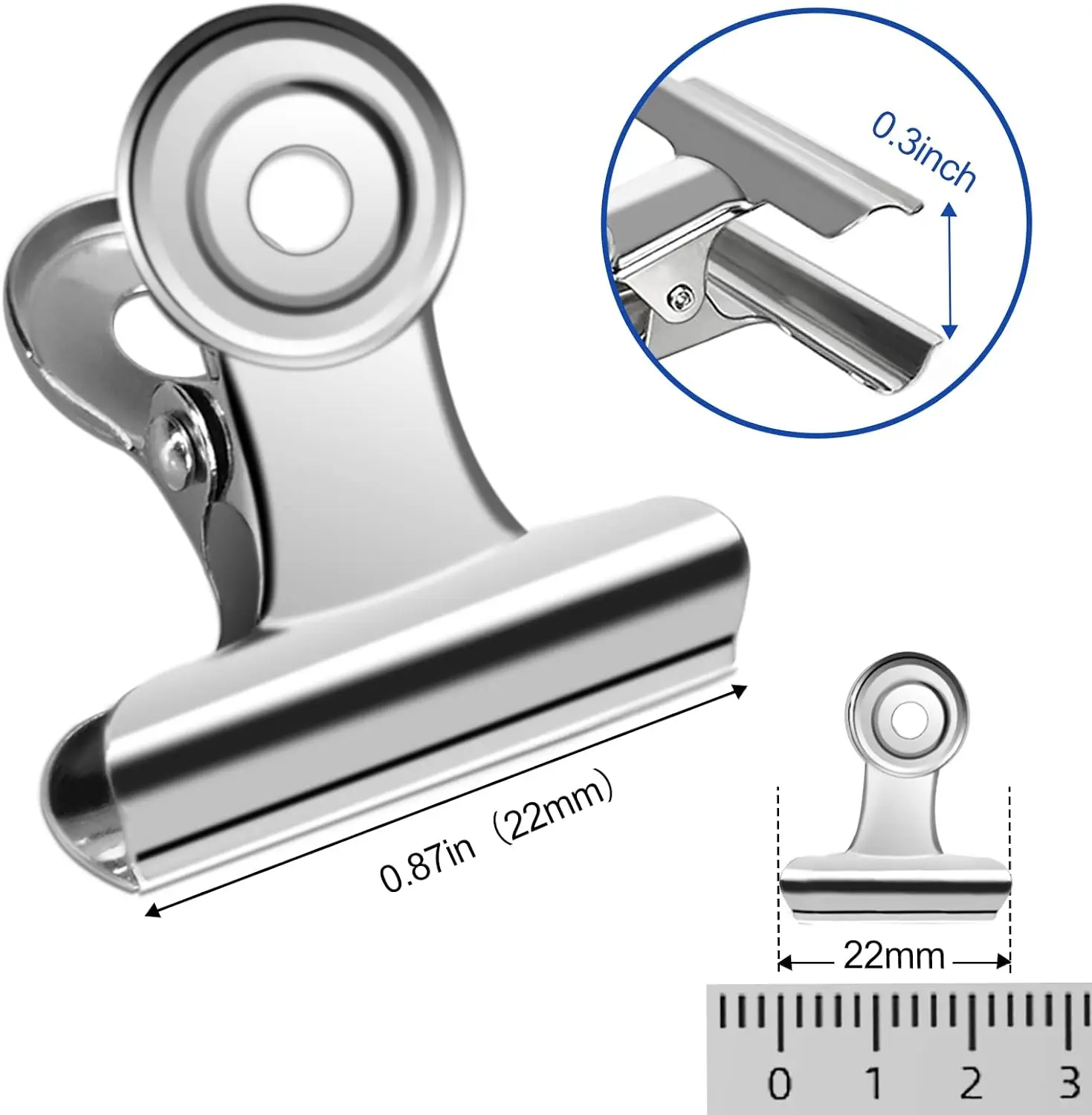 40/20 pçs conjunto mini 21x23m - Binder Clip Assorted avaliação e preço