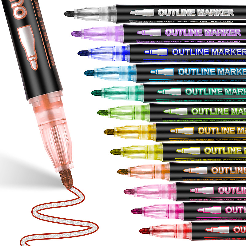 Caneta Marcadora de Contorno D - Highlighter Set Pastel avaliação e preço
