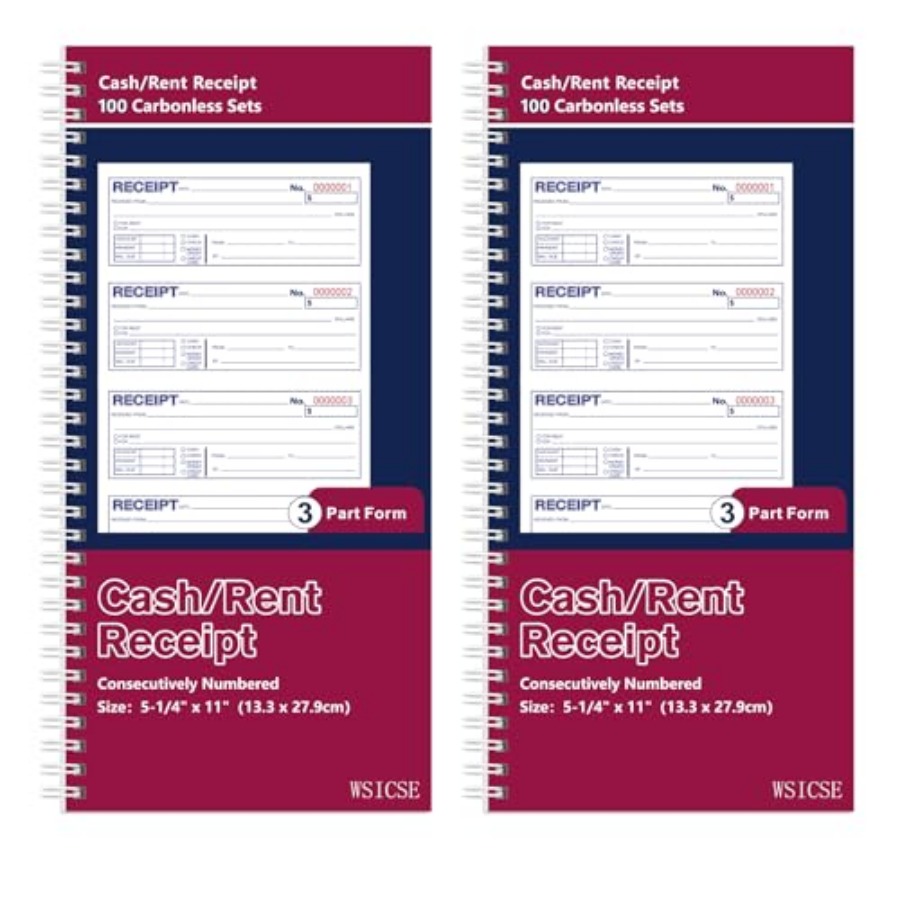 Pacote com 2 Livros de Recibos - Carbon Copy Book avaliação e preço