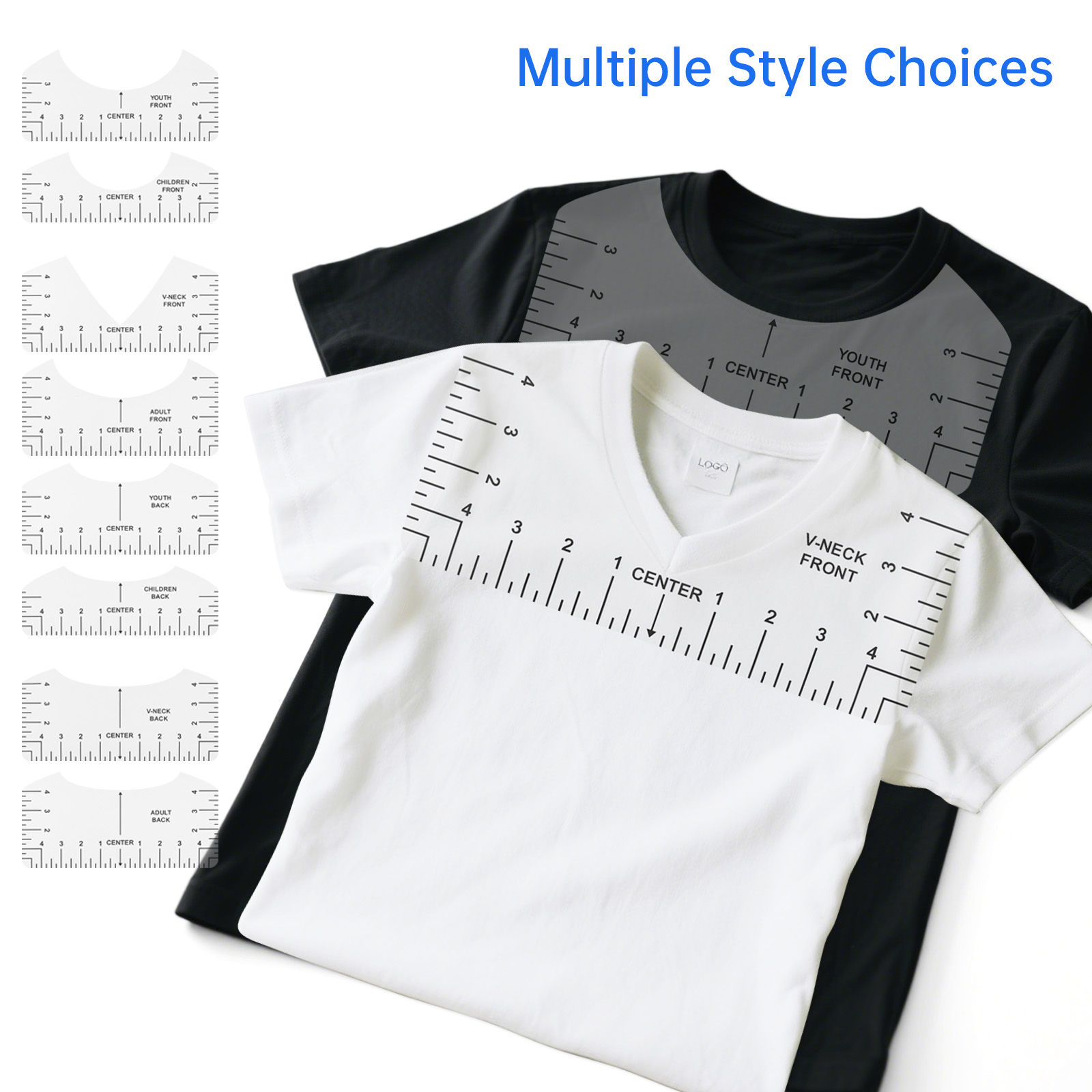 Kit guia de régua de camiseta  - Ruler Set Transparent avaliação e preço