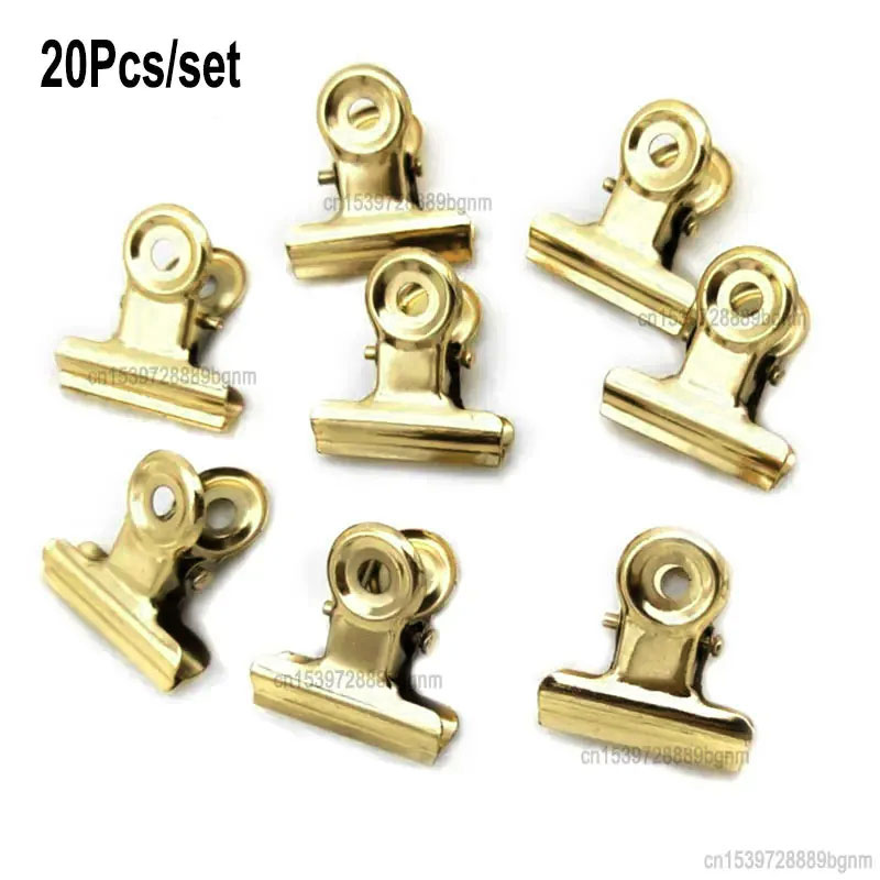 20 pçs/set 21mm * 23mm clipes  - Binder Clip Assorted avaliação e preço