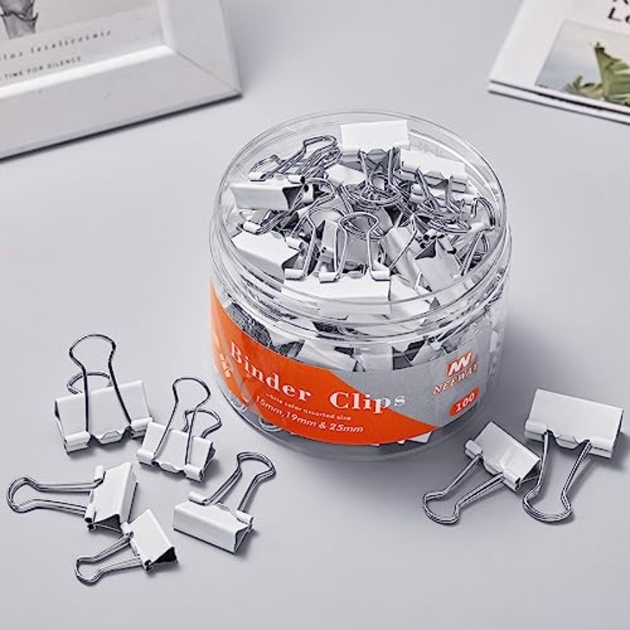 Clipes de Binder em Tamanhos V - Binder Clip Assorted avaliação e preço