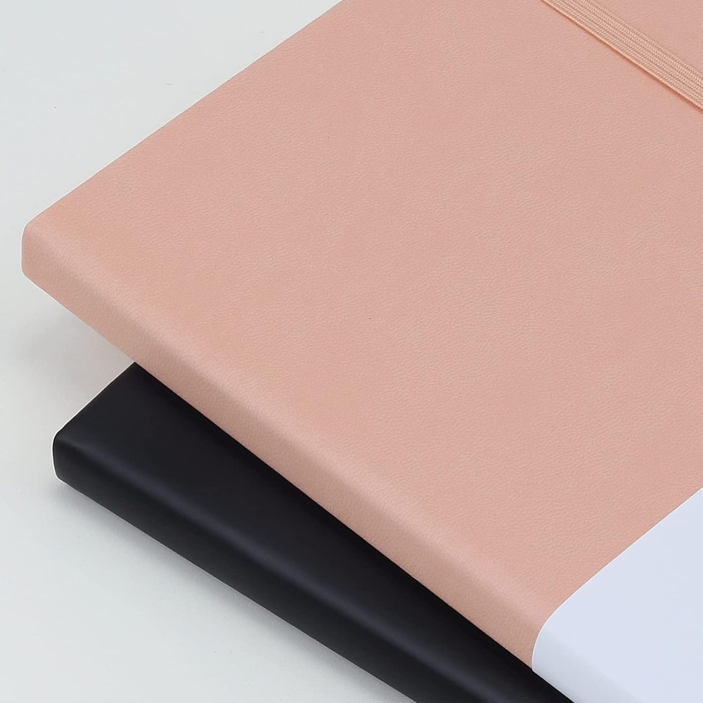 Caderno de anotações com págin - Journal Leather Hardcover avaliação e preço