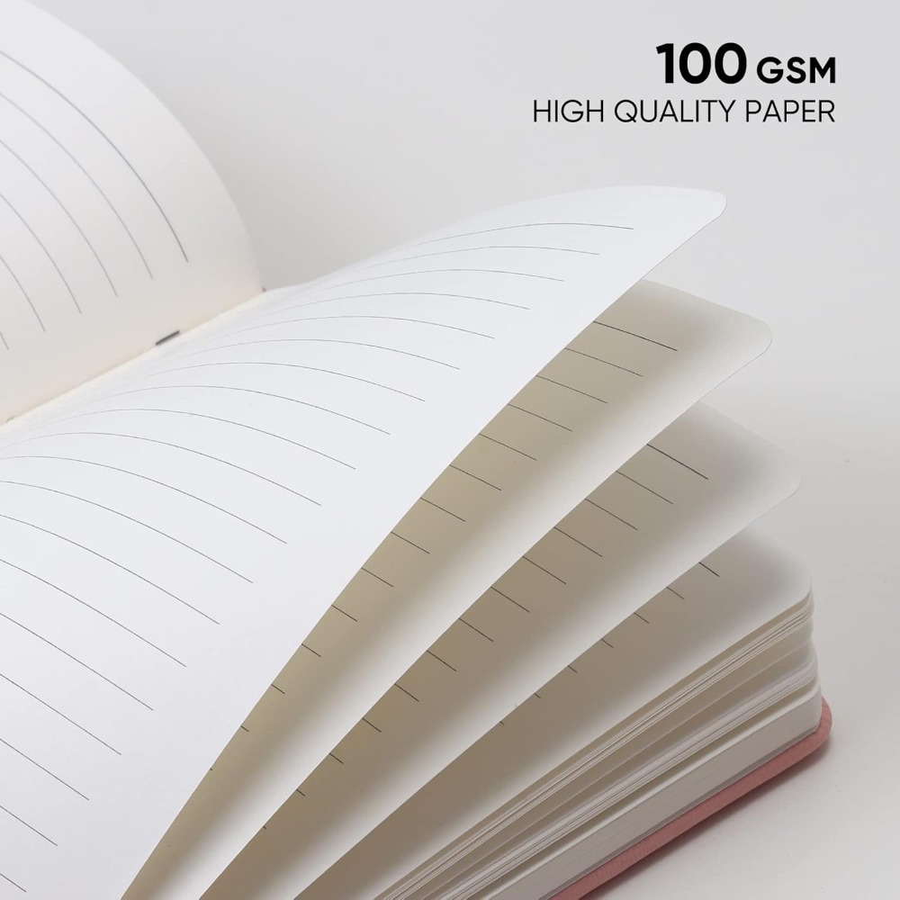 Caderno de anotações com págin - Journal Leather Hardcover avaliação e preço