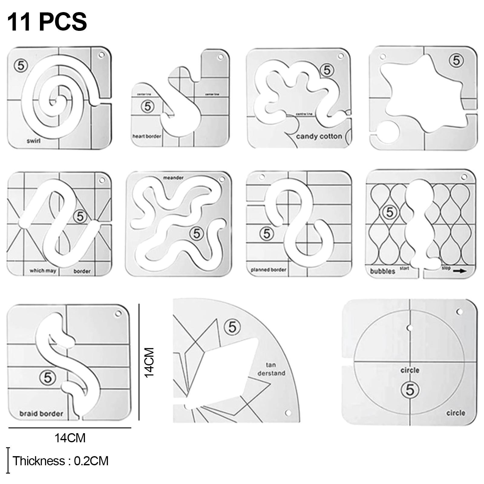 Conjunto de Réguas Transparent - Ruler Set Transparent avaliação e preço