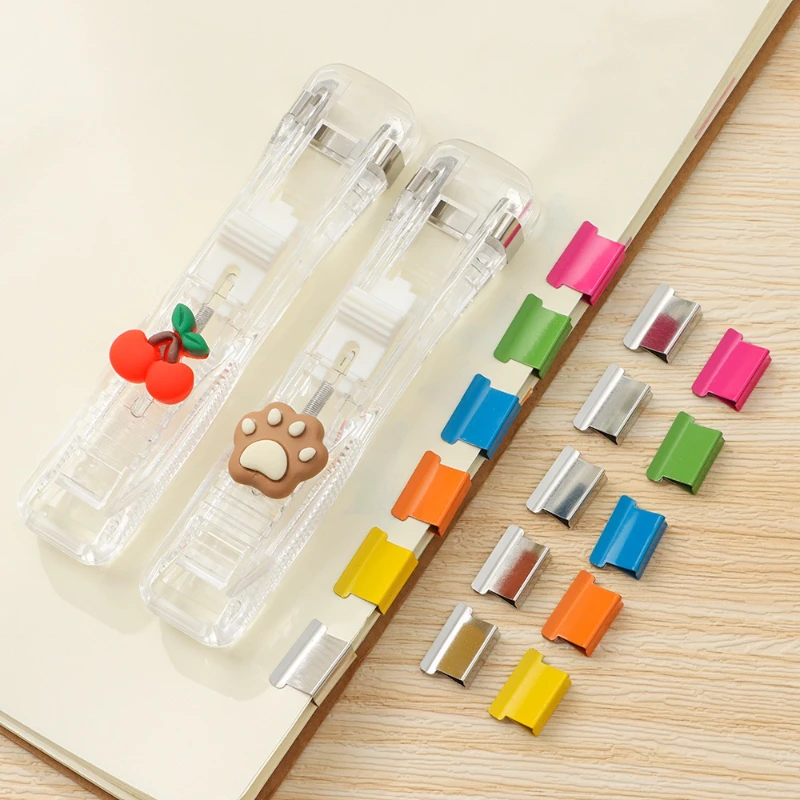 Novo push clip grampeador remo - Binder Clip Assorted avaliação e preço
