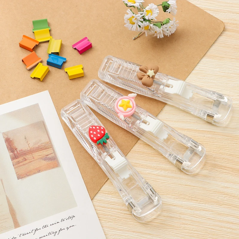Novo push clip grampeador remo - Binder Clip Assorted avaliação e preço