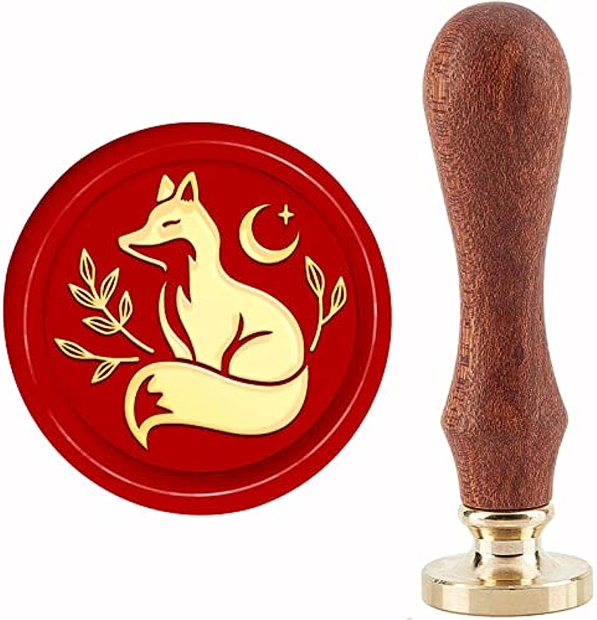 Selos de cera raposa lua, selo - Wax Seal Stamp Kit avaliação e preço