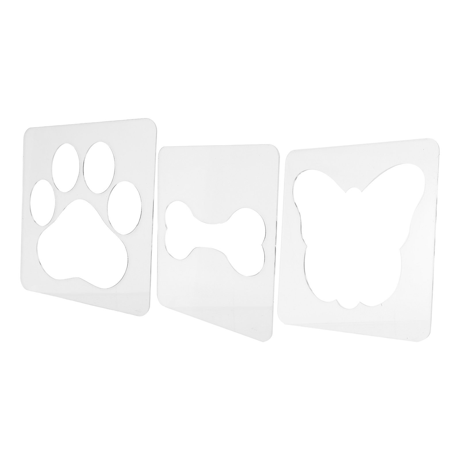 Conjunto de 3 Estênceis Transp - Ruler Set Transparent avaliação e preço