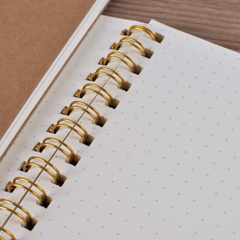 A5 caderno diário médio kraft  - Notebook Dotted A5 avaliação e preço