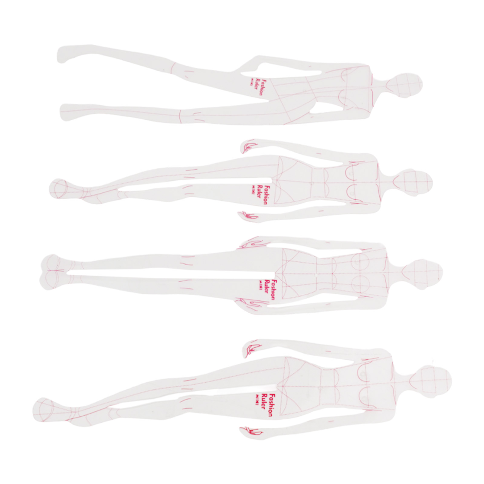 Conjunto de régua de design de - Ruler Set Transparent avaliação e preço