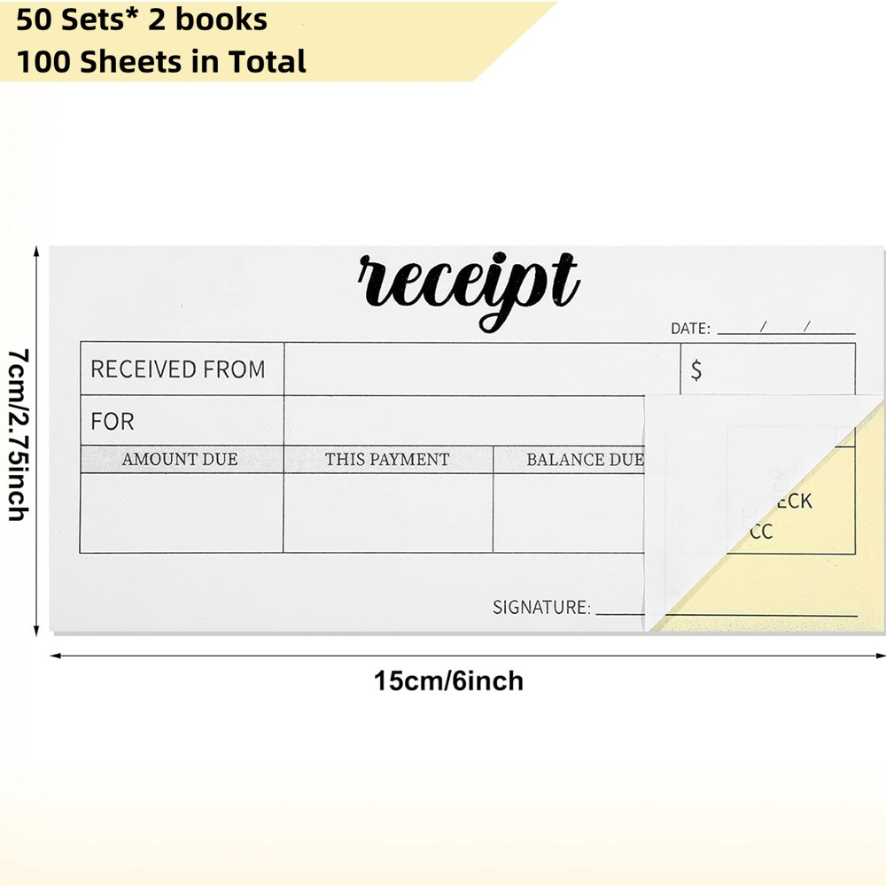 Bloco de Recibos e Notas Fisca - Carbon Copy Book avaliação e preço