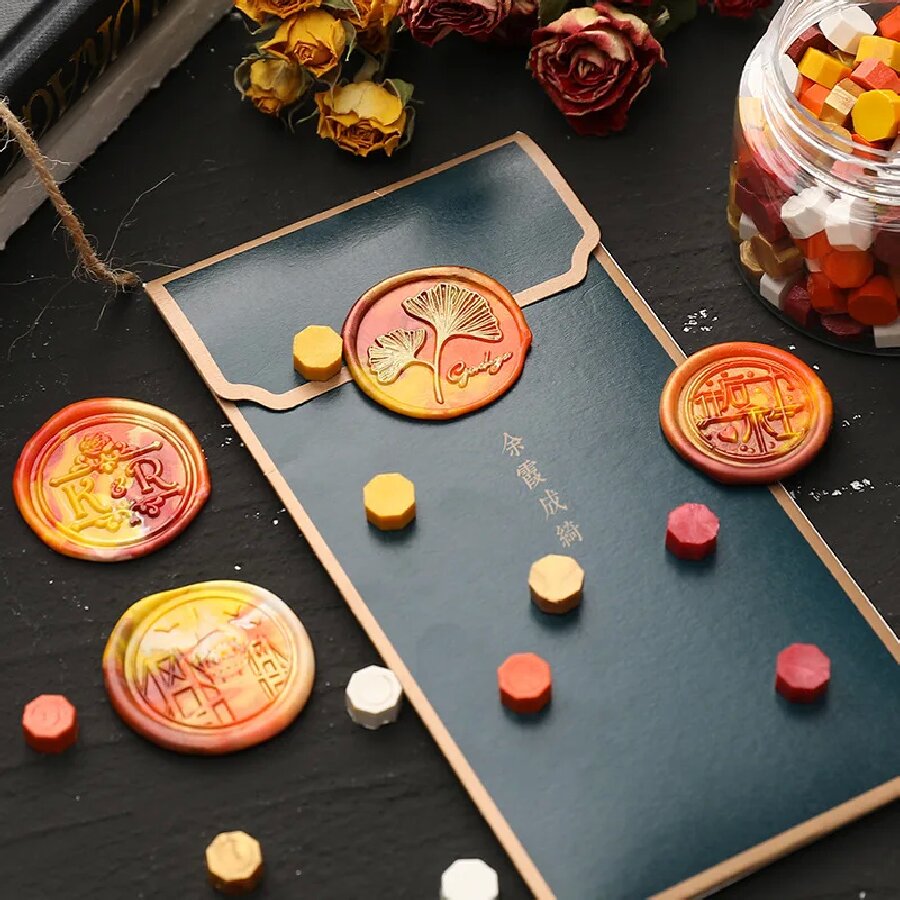 200 contas de cera de vedação  - Wax Seal Stamp Kit avaliação e preço