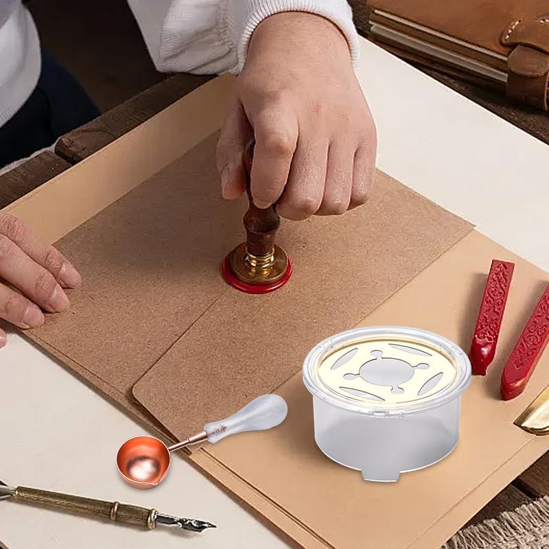 Selagem Cera Melter Colher Aqu - Wax Seal Stamp Kit avaliação e preço