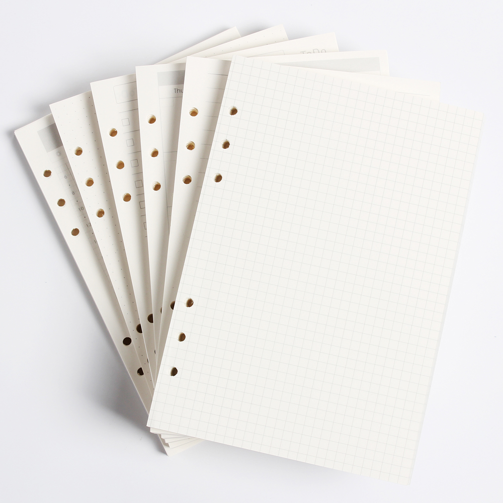 Clássico 6 furos fichário cade - Notebook Dotted A5 avaliação e preço