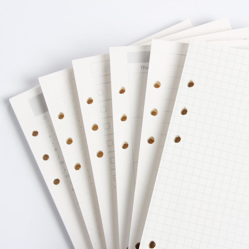 Clássico 6 furos fichário cade - Notebook Dotted A5 avaliação e preço