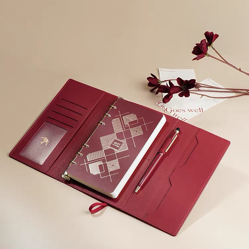 A6 capa dura solta-folha diári - Journal Leather Hardcover avaliação e preço