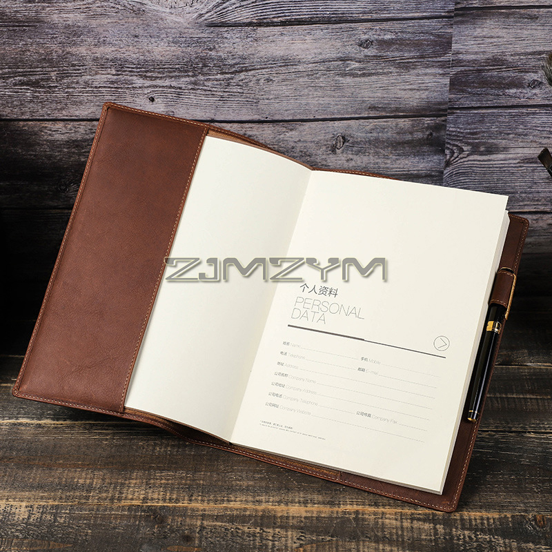 Estojo de couro para caderno d - Journal Leather Hardcover avaliação e preço