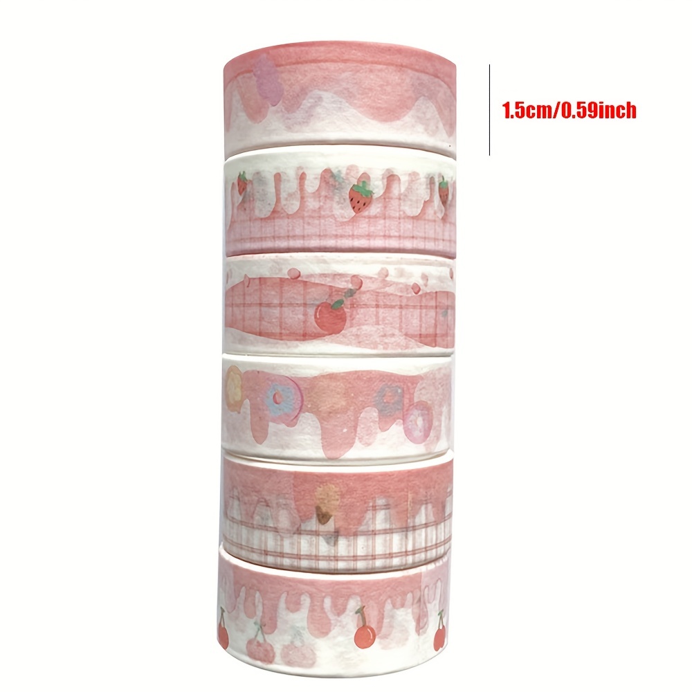 Conjunto de 6 Rolos de Fita Ad - Washi Tape Set avaliação e preço