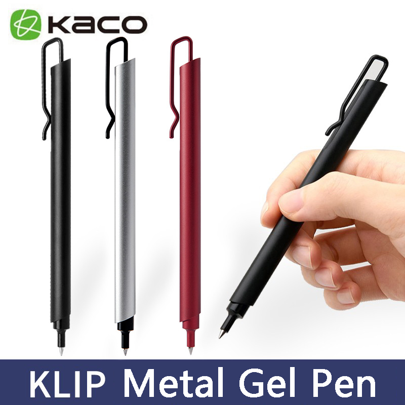 Kaco Metal Gel Pen 0.5MM Tinta - Office Stationery Supply Business avaliação e preço