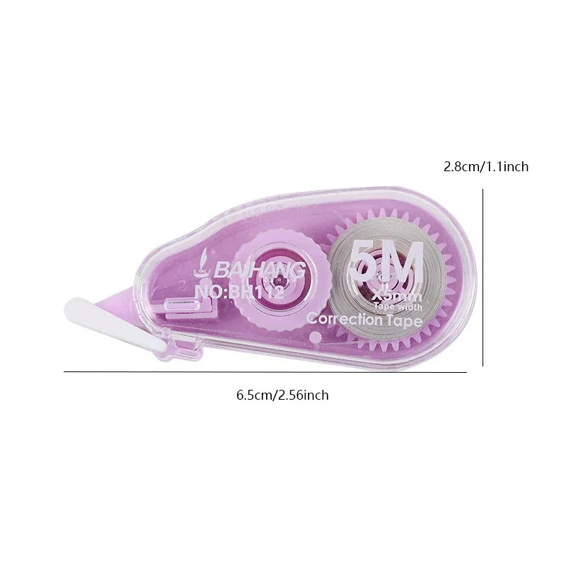 6 peças/set branco para fora f - Correction Tape Roller avaliação e preço