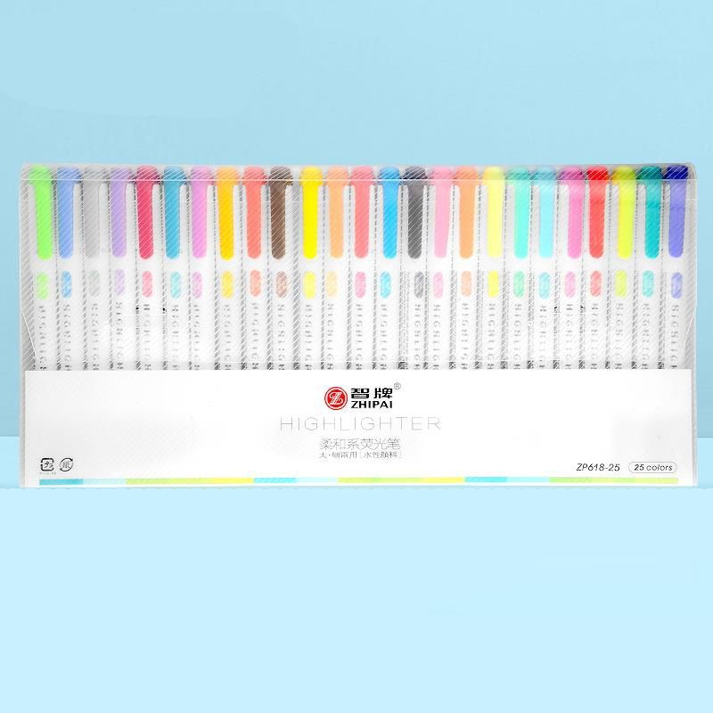 25 cores zhipai marcadores mar - Highlighter Set Pastel avaliação e preço