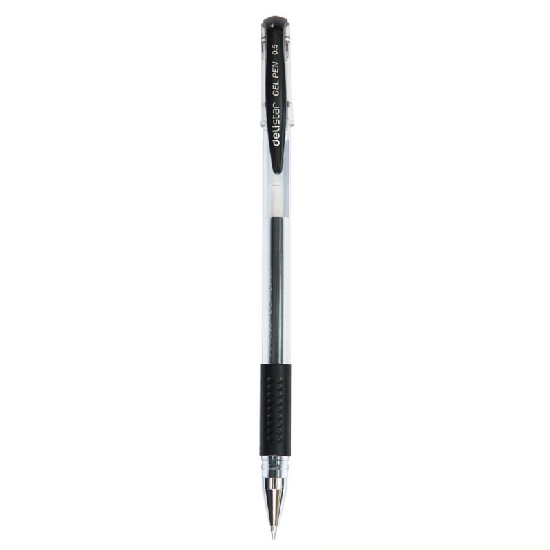 Deli 0.5mm preto vermelho azul - Stationery Office And School Supply Stores avaliação e preço